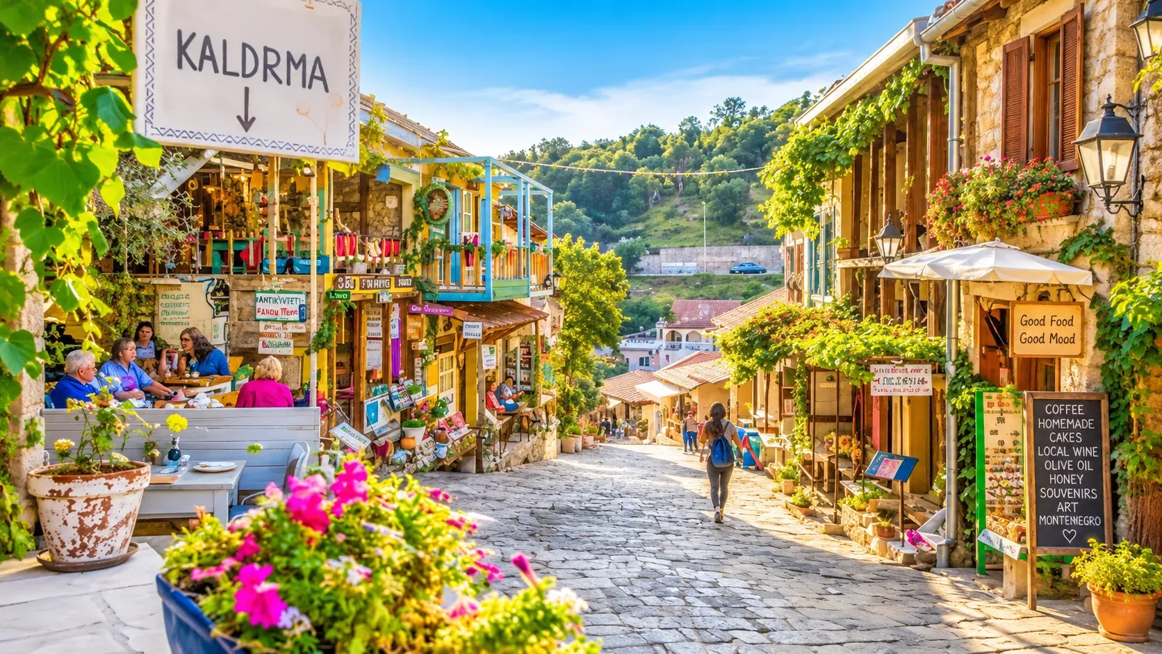 Gasse in der Altstadt von Stari Bar